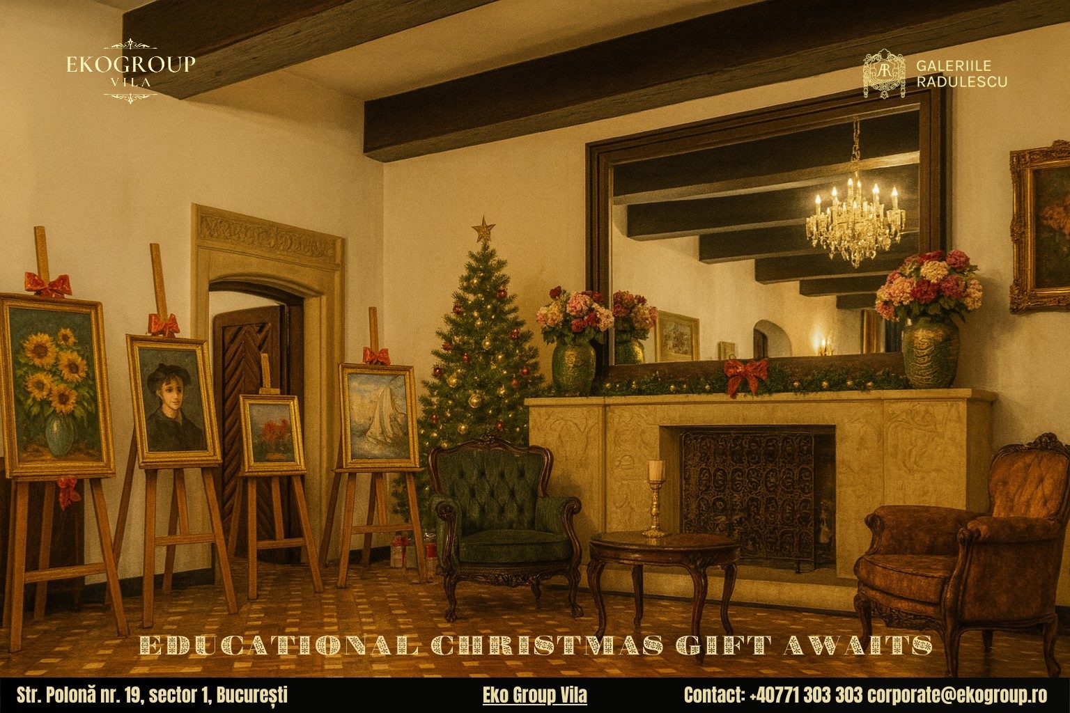 Cadouri de Crăciun copii: O experiență educativă și inspiratoare la expoziția „Crăciunul anilor ’30” de la Eko Group Vila 1 Cadouri de Crăciun copii: O experiență educativă și inspiratoare la expoziția „Crăciunul anilor ’30” de la Eko Group Vila